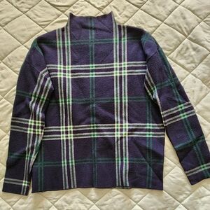 Nicole Miller Green and Navy Knitwear